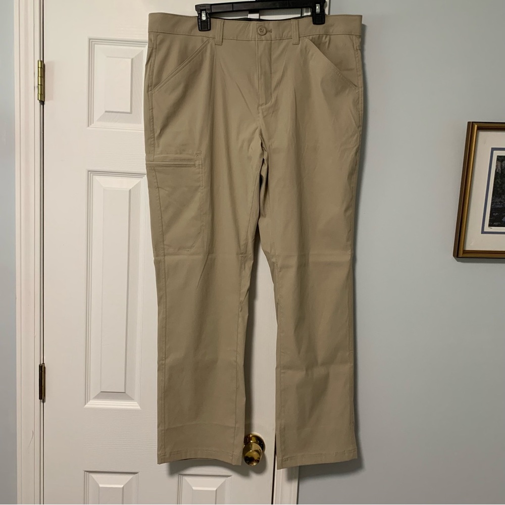 Eddie Bauer Tan Rainer Tech Pant